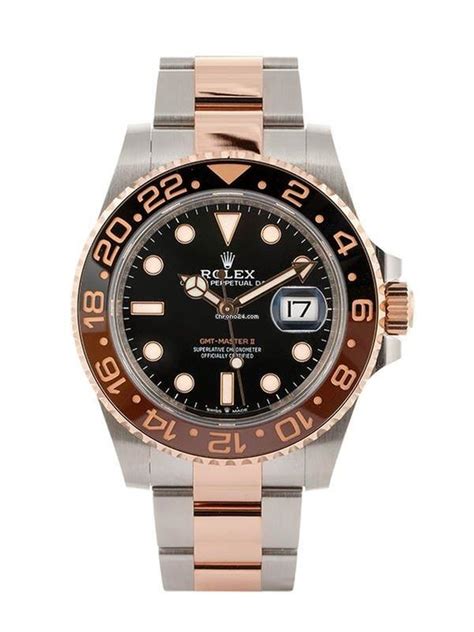 rolex gmt master 2 acciaio e oro rosa